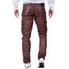 Cipo & Baxx Herren Jeans CD721 Rot W36/L32