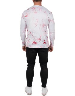 Cipo & Baxx Herren Longsleeve CL498 Weiß M