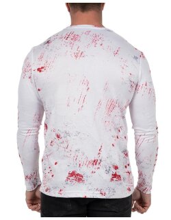 Cipo & Baxx regular fit Pullover Herren  CL498 White M