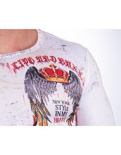 Cipo & Baxx regular fit Pullover Herren  CL498 White M