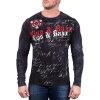 Cipo & Baxx regular fit Longsleeve Herren  CL489 Black M