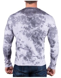 Cipo & Baxx regular fit Longsleeve Herren  CL489 Grey M