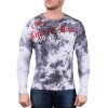 Cipo & Baxx regular fit Longsleeve Herren  CL489 Grey M