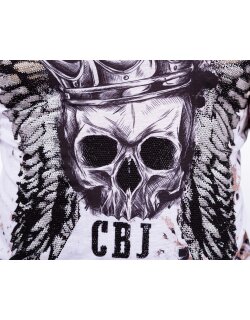 Cipo & Baxx regular fit Longsleeve Herren  CL494 White S