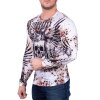 Cipo & Baxx regular fit Longsleeve Herren  CL494 White S