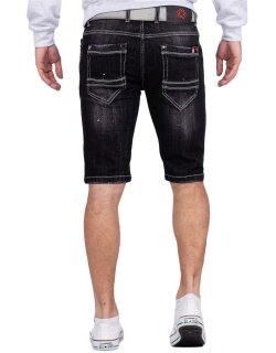 Cipo & Baxx Herren Shorts CK241 Schwarz W30