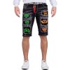 Cipo & Baxx Herren Shorts CK241 Schwarz W30