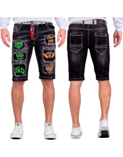 Cipo & Baxx regular fit Shorts Herren Stonewashed...