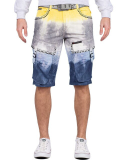 Cipo & Baxx Herren Shorts CK211 Gelb W29