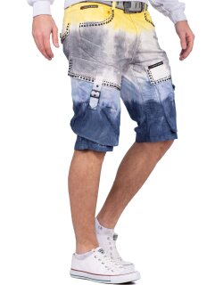 Cipo & Baxx regular fit Shorts Herren  CK211 Yellow W29
