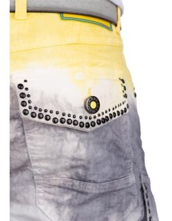 Cipo & Baxx Herren Shorts CK211 Gelb W42