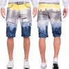 Cipo & Baxx Herren Shorts CK211 Gelb W42
