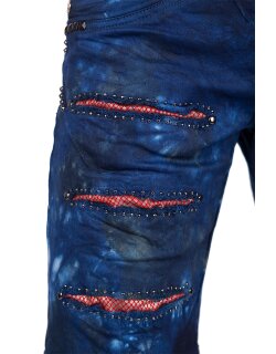 Cipo & Baxx regular fit Shorts Herren Stonewashed CK205 Blue W36