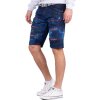 Cipo & Baxx regular fit Shorts Herren Stonewashed CK205 Blue W36