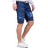 Cipo & Baxx regular fit Shorts Herren Stonewashed CK205 Blue W36