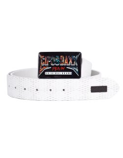 Cipo & Baxx Gürtel Herren CG204 White 85cm x 3,8cm