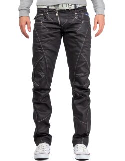 Cipo & Baxx Regular Fit Jeans Herren Mid Waist C0812 Black W38/L34