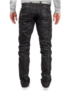 Cipo & Baxx Regular Fit Jeans Herren Mid Waist C0812 Black W38/L34