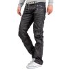 Cipo & Baxx Regular Fit Jeans Herren Mid Waist C0812 Black W38/L34