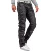 Cipo & Baxx Regular Fit Jeans Herren Mid Waist C0812 Black W38/L34