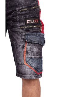 Cipo & Baxx regular fit Shorts Herren Stonewashed CK224 Black W31