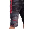 Cipo & Baxx regular fit Shorts Herren Stonewashed CK224 Black W32