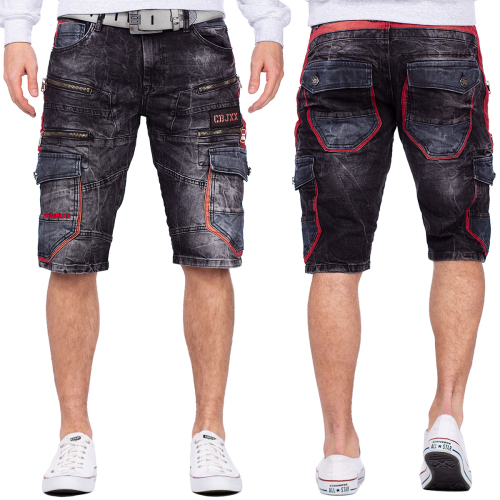 Cipo & Baxx Herren Shorts CK224 Black W36