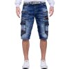 Cipo & Baxx Regular Fit Shorts Herren Stonewashed CK234 Blue W31