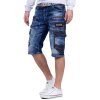 Cipo & Baxx Regular Fit Shorts Herren Stonewashed CK234 Blue W33