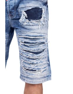 Cipo & Baxx regular fit Shorts Herren Stonewashed CK219 Blue W40