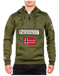 Geographical Norway Herren Pullover Gymclass Kaki 3XL
