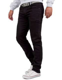 Cipo & Baxx Herren Jeans CD533 Schwarz W44/L32