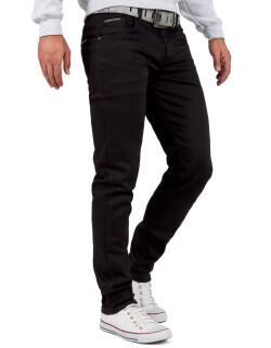 Cipo & Baxx Herren Jeans CD533 Schwarz W44/L32