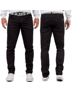 Cipo & Baxx Herren Jeans CD533 Schwarz W32/L34