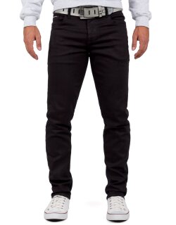 Cipo & Baxx Slim Fit Jeans Herren Stonewashed CD533 Black