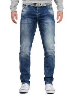 Cipo & Baxx Herren Jeans CD533 Dunkelblau W36/L32