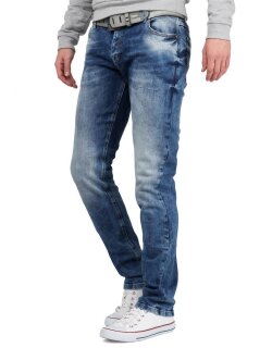 Cipo & Baxx Herren Jeans CD533 Dunkelblau W36/L32