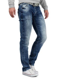 Cipo & Baxx Herren Jeans CD533 Dunkelblau W36/L32
