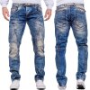 Cipo & Baxx regular fit Jeans Herren Stonewashed C0894 Blue W33/L32