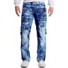 Kosmo Lupo Herren Jeans KM009 Blau W33/L32