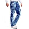 Kosmo Lupo Herren Jeans KM009 Blau W33/L32
