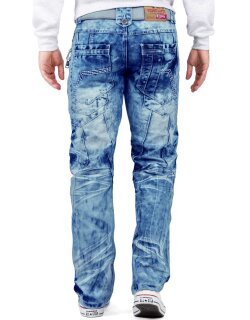 Kosmo Lupo Herren Jeans KM009 Blau W36/L34