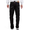 Kosmo Lupo Regular Fit Jeans Herren Stonewashed KM009 Black W36/L34