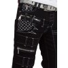 Kosmo Lupo Regular Fit Jeans Herren Stonewashed KM009 Black W36/L34
