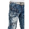 Kosmo Lupo Regular Fit Jeans Herren Stonewashed KM8004 Blue W33/L32