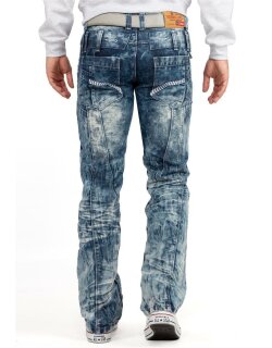 Kosmo Lupo Herren Jeans KM8004 Blau W36/L34