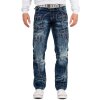 Kosmo Lupo Regular Fit Jeans Stonewashed  KM8002 Blue W30/L32