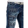 Kosmo Lupo Regular Fit Jeans Stonewashed  KM8002 Blue W32/L32
