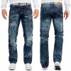 Kosmo Lupo Herren Jeans KM8002 Blau W33/L32