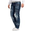 Kosmo Lupo Regular Fit Jeans Stonewashed  KM8002 Blue W38/L34